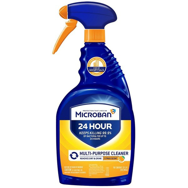 Microban Sanitizing, RTU, Multipupose Cleaner, 6 32 oz bottles