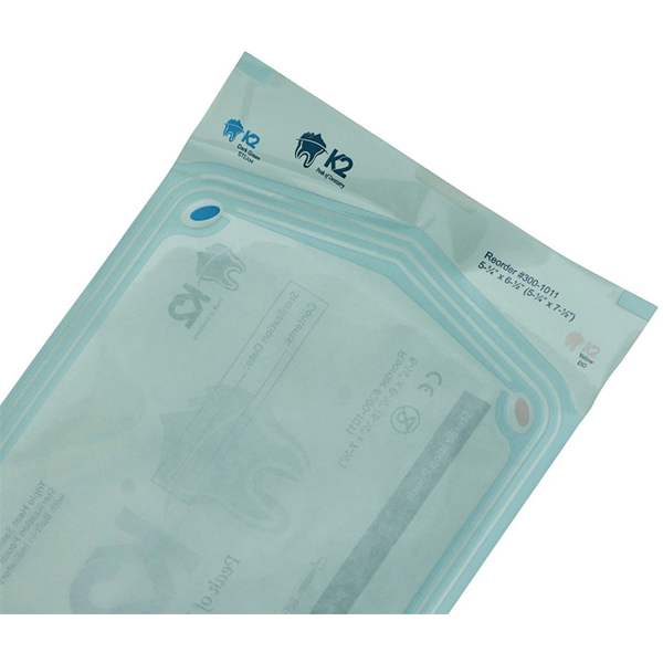K2 Dental 51/4" x 61/2" SelfSealing Sterilization Pouch, 200/Bx. Net32