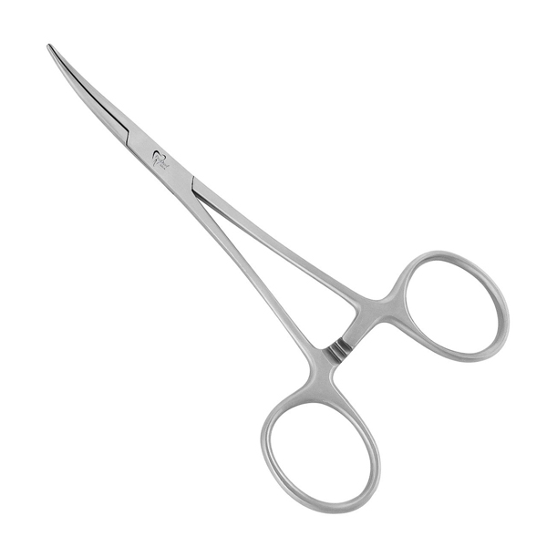 ProDent USA Needle Nose Forceps 5.5" Curved Smooth jaw Net32
