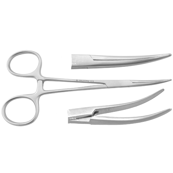 ProDent USA Needle Nose Forceps 5.5" Curved Smooth jaw Dental Supplies