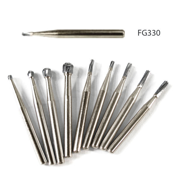 AccuCut FG #330 pear shaped carbide bur, 100/pk. AccuCut FG #330 pear shaped carbide bur, 100/pk.