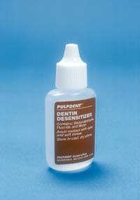 Pulpdent Dentin Desensitizer, with fluoride. Sing Pulpdent Dentin Desensitizer, with fluoride. Sing