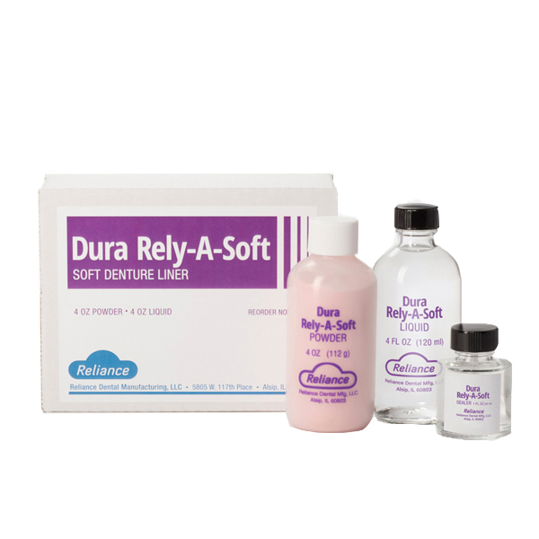 DuraRelyASoft Dura RelyASoft Denture Liner Kit Pink, Soft Reline