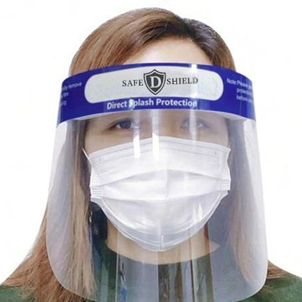 SafeDShield Adult Size Full Face Shield with Forehead Foam Support