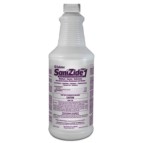 SaniZide Pro 1 RTU Surface Disinfectant Solution, SaniZide Pro 1 RTU Surface Disinfectant Solution,