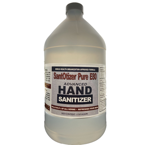 SantOtizer 80 Ethanol Hand Sanitizer, 1 Gallon Jug. Safe, Effective hand Net32