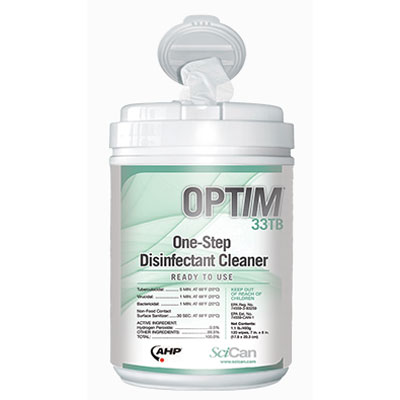 Optim 33TB Optim 33 TB Wipes, 10" x 10" wipes, 60 Optim 33TB Optim 33 TB Wipes, 10" x 10" wipes, 60