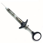 Aspiject Self-Aspirating Syringe with Saddle Grip, Stainless Steel