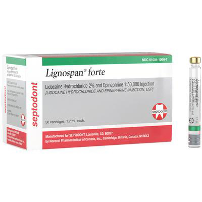 Lignospan Forte Lidocaine 2% with Epinephrine 1:5 Lignospan Forte Lidocaine 2% with Epinephrine 1:5