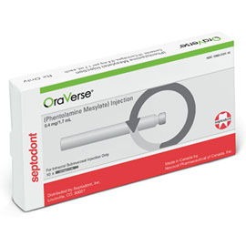 OraVerse Local Anesthesia Reversal Agent. Box con OraVerse Local Anesthesia Reversal Agent. Box con