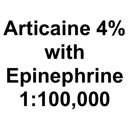 Septocaine Articaine 4% with Epinephrine 1:100,00 Septocaine Articaine 4% with Epinephrine 1:100,00