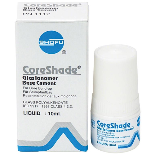CoreShade Liquid Only Glass Ionomer Base Cement, 10 mL Liquid Net32