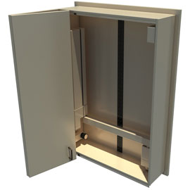 Signature I X Ray Storage Unit Wall Mount Insert 42 W X 14 D X 52