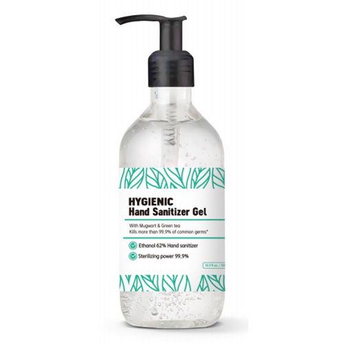 Hygienic Hand Sanitizer Gel. 16.9 oz.(500ml) Pump Hygienic Hand Sanitizer Gel. 16.9 oz.(500ml) Pump