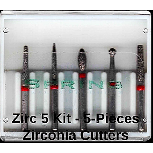 Zirconia 5 piece Kit, 1 each of 772.8, 260.8, 285 Zirconia 5 piece Kit, 1 each of 772.8, 260.8, 285