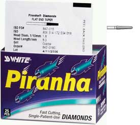 Piranha Diamonds FG #856.016 Coarse Grit, Round E Piranha Diamonds FG #856.016 Coarse Grit, Round E