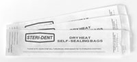 Steri-Dent 2.5" x 1.5" x 10.5" Self-sealing Dry H Steri-Dent 2.5" x 1.5" x 10.5" Self-sealing Dry H