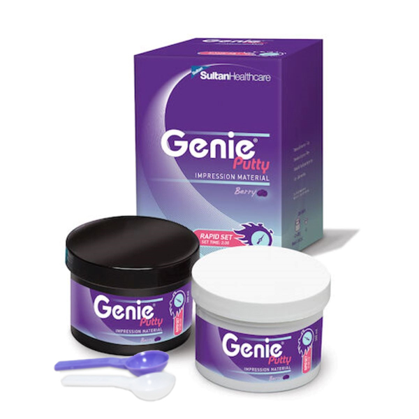 Genie VPS Impression Material Putty, Rapid Set, Berry Flavor, Purple