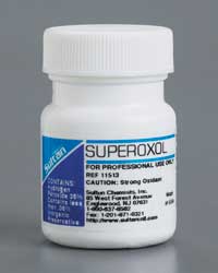 Superoxol chairside bleaching agent, 35% hydrogen Superoxol chairside bleaching agent, 35% hydrogen