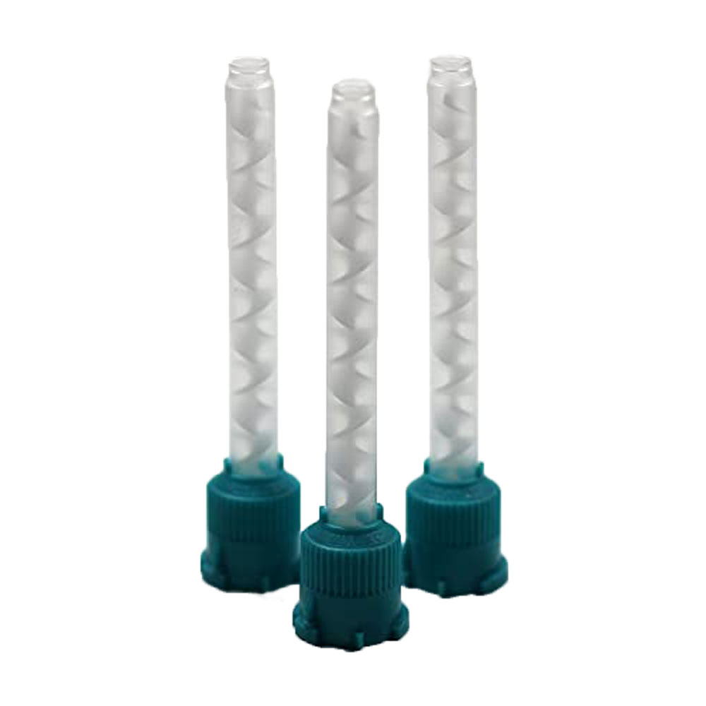 MIXPAC HP Mixing Tips Large (6.5 mm), Teal 48/Pk. Patented mixing Net32