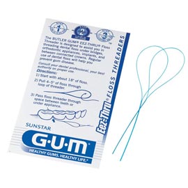GUM Eez-Thru Dental Floss Threaders, 5 per Envelo GUM Eez-Thru Dental Floss Threaders, 5 per Envelo