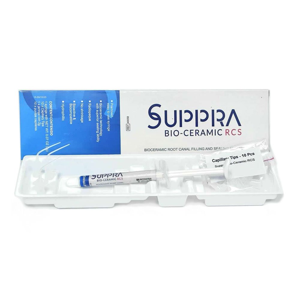 SUPPRA BIO-CERAMIC RCS Root Canal Sealer, 2 Gm. Premixed Syringe