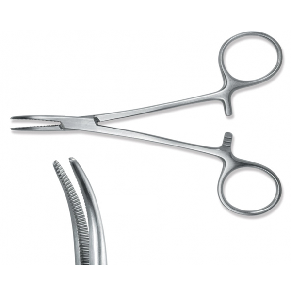 Surgimac 5.5" Curved Hemostat, 1/Pk. 420 Stainless Steel. Multipurpose