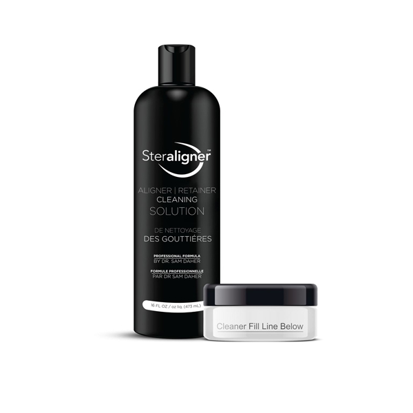 Steraligner Aligner/Retainer Cleaning Solution, 16 oz Bottle, Case of 12 Net32