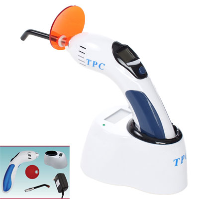 TPC Cordless curing light, 5W LED, 1400mW/cm2, lo TPC Cordless curing light, 5W LED, 1400mW/cm2, lo