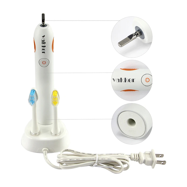 Vakker Sonic Electric Toothbrush with 2 Brush Hea Vakker Sonic Electric Toothbrush with 2 Brush Hea