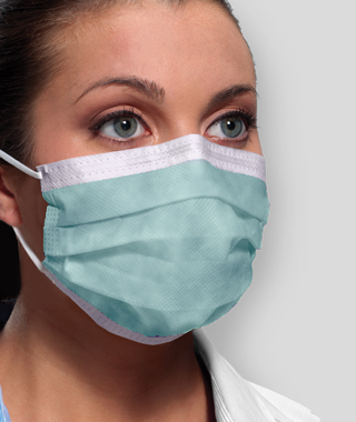 Procedural Earloop Mask - GREEN, High Filtration Procedural Earloop Mask - GREEN, High Filtration