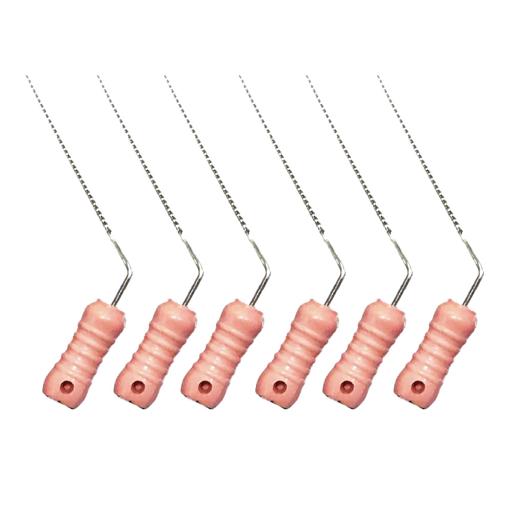MicroFile 6 KType Angled Endodontic File, Use with EndoHandle, 6/Pk