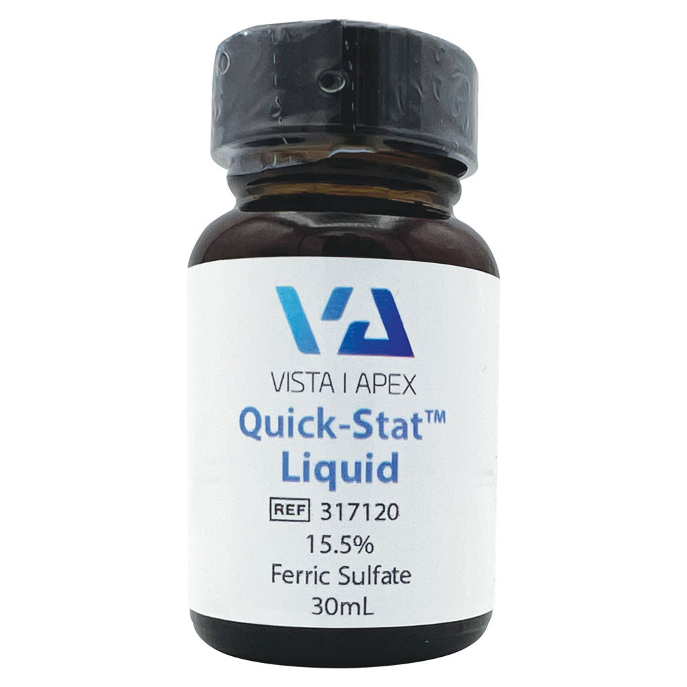QuickStat 15.5 Ferric Sulfate Hemostatic Liquid, 30mL Bottle, 1/Pk
