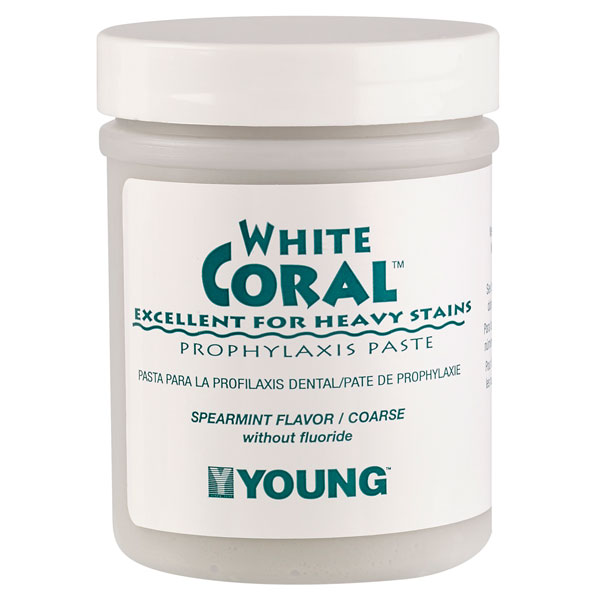 Coral White Spearmint Coarse NonFluoride Prophy Paste, 9 oz. Jar