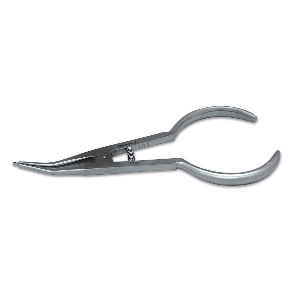 The Orthodontic Store 015 Separating Plier, 6" with Angled Grooved Tips