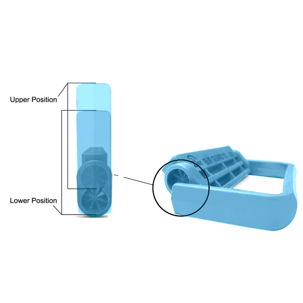 SteriBur Guard 12 Hole Bur Holder Neon Blue, Fits LA, FG and HP Burs