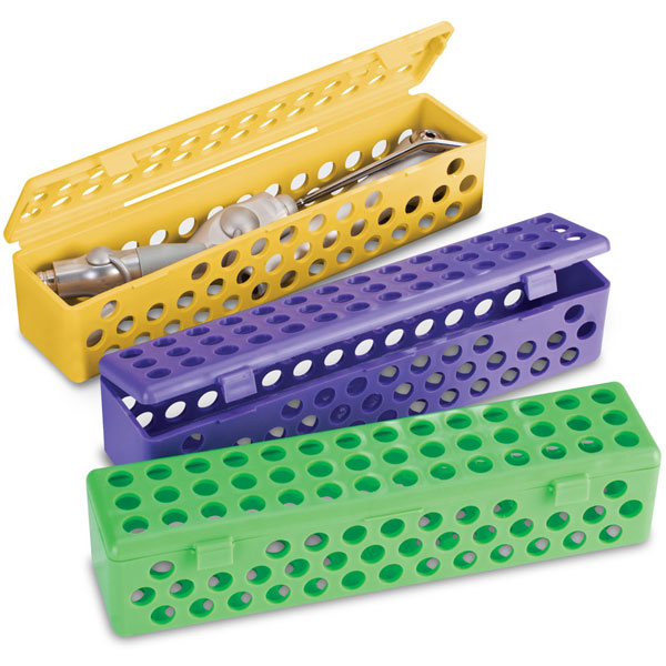 Steri-Container, Standard - Neon Green 8" x 1-3/4 Steri-Container, Standard - Neon Green 8" x 1-3/4