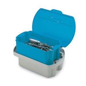 Steri-Soaker Gray 13-7/8" x 9-5/8" x 5-1/8" Plast Steri-Soaker Gray 13-7/8" x 9-5/8" x 5-1/8" Plast