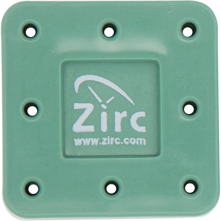 Zirc 8 Hole Green, Magnetic Bur Block with Microb Zirc 8 Hole Green, Magnetic Bur Block with Microb