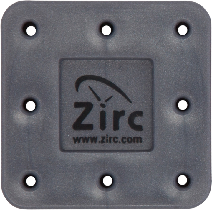 Zirc 8 Hole Gray, Magnetic Bur Block with Microba Zirc 8 Hole Gray, Magnetic Bur Block with Microba