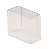 Zirc Bur Block Cover - 14 Hole 2" High, Clear Pla Zirc Bur Block Cover - 14 Hole 2" High, Clear Pla