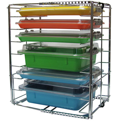 Zirc Multi-Mod 8-Place Rack, Can hold 8 trays or Zirc Multi-Mod 8-Place Rack, Can hold 8 trays or