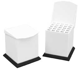 Zirc Cotton Pellet Dispenser - White, For Small P Zirc Cotton Pellet Dispenser - White, For Small P