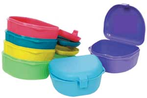 Zirc Teal Retainer Boxes - Regular 3"W x 1"D, pac Zirc Teal Retainer Boxes - Regular 3"W x 1"D, pac